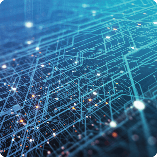 Graphic of computer data network